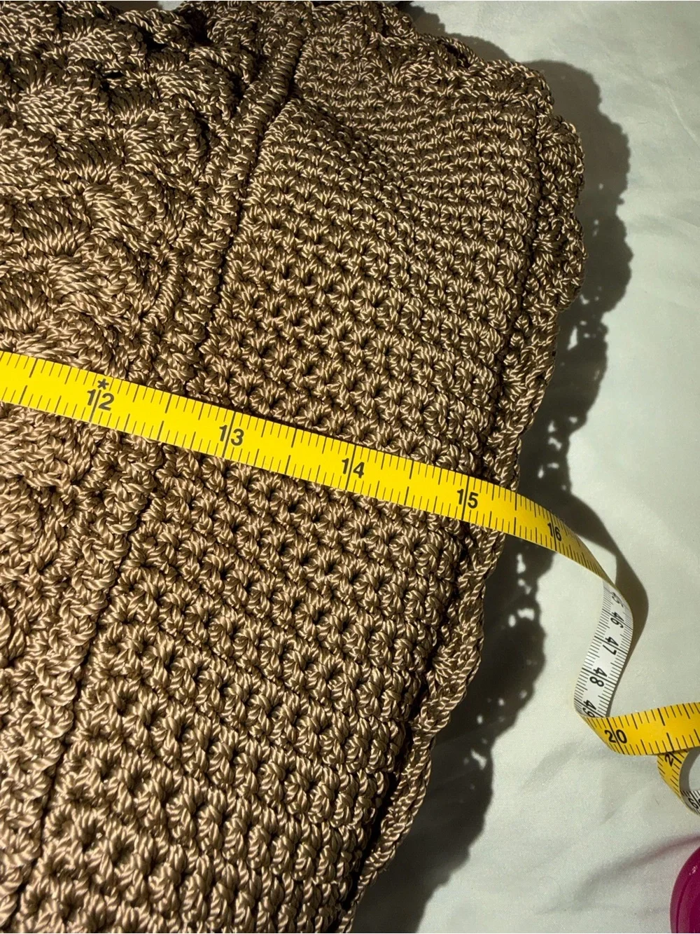 The Sak Brown Crocheted Tote Bag